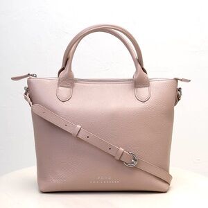 New POND Los Angeles Rose Leather Handbag w/ dust bag